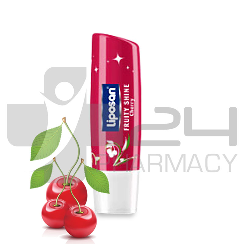 Liposan Cherry Shine Lip Balm with Color and Spf10, 4.8gr
